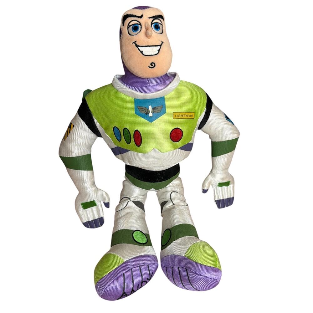 Disney Store Pixar Toy Story Buzz Lightyear Plush Stuffed Toy Figure Kidcore